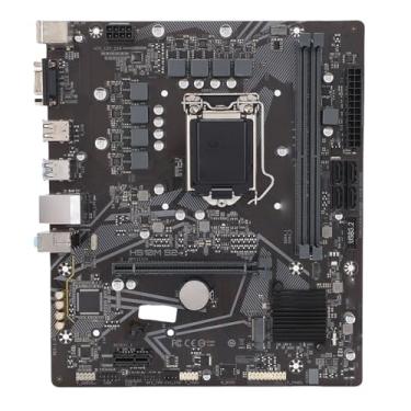 Imagem de Zyyini Placa-mãe H510M S2, Teclado para Jogos LGA1200 64GB 2x DDR4 DIMM para Processadores Principais de 10ª e 11ª Geração, 4 Portas S ATA III, Saída DVI, Slot M.2, Placa de E/S PCIe