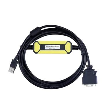 Imagem de Aoleaby Cabo de depuração, USB-MR-CPCATCBL3M, adequado para servo drive MR-J2S MR-J2, adaptador USB para RS232