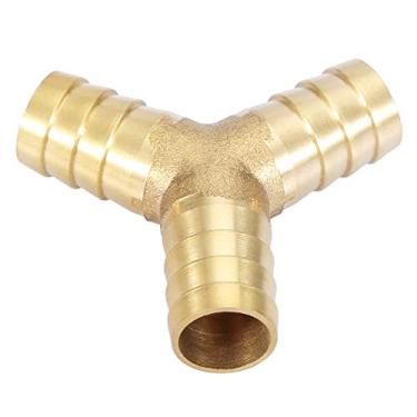 Imagem de Generic Conector Farpado Em Latão y, Encaixe de para Gás de água e Ar, 5/8 "od, Junta de Mangueira de 3 Vias para Ferramenta Elétrica, Tubulação de Gás Doméstica (14mm(1 unidade))