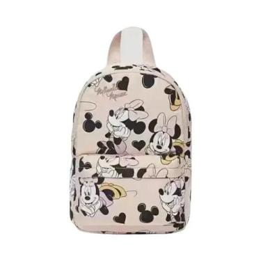 Imagem de Mochila Infantil Com Estampa Da Minnie E Mickey Mouse Rosa, Moda Disne