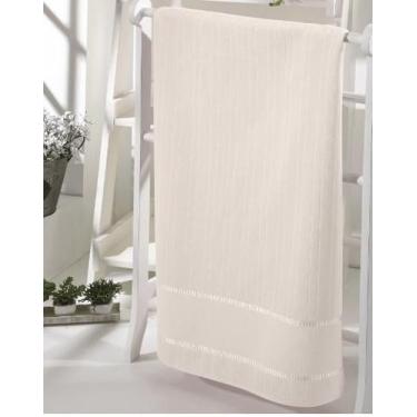 Imagem de Toalha Banho Velour Para Bordar Bella - Dohler, 1407 Marfim