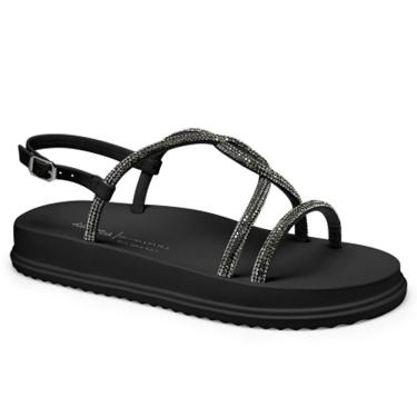 Imagem de Sandália Feminina Flatform Pewter Rives Preto Dakota Y6246-0001