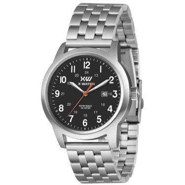 Imagem de Relógio X-Watch Masculino Ref: Xmss1063 P2Sx Casual Prateado