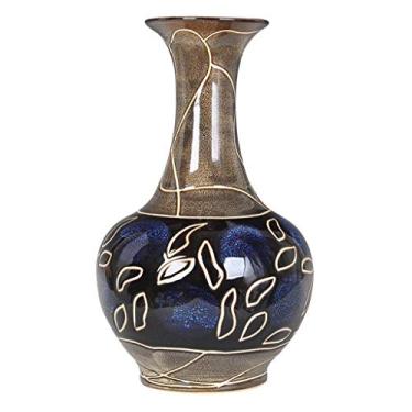 Imagem de Vaso de cerâmica criativo simples para sala de estar, decoração europeia para casa, escritório, estante