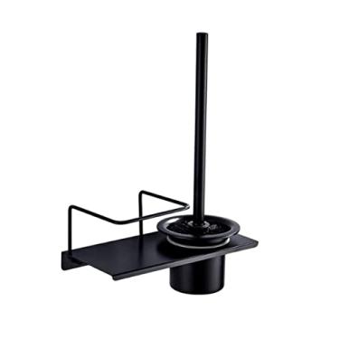 Imagem de Escova de vaso sanitário, escova de banheiro, vaso sanitário, portátil, conjunto de escova de vaso sanitário e suporte, conjunto de escova de limpeza de vaso sanitário para limpeza de vaso sanitário