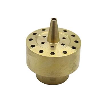 Imagem de HHHJQFAAT 1 peça 1/10.2 cm 1/5.1 cm 3/10.2 cm 2.5 cm 3.8 cm 5.1 cm latão fogos de artifício coluna de água bicos jardim paisagem lagoa irrigador camada flor fonte (tamanho: 1I2 polegadas) (3,8 cm)