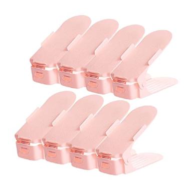 Imagem de HHHJQFAAT Empilhador de sapatos, sapateira de armazenamento de camada dupla suporte de sapato quarto economia de espaço dormitório doméstico artefato armazenamento sapato economia de espaço