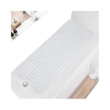 Imagem de Tapete Extra Grande Antiderrapante Para Banheira E Chuveiro 40 X 16 Po