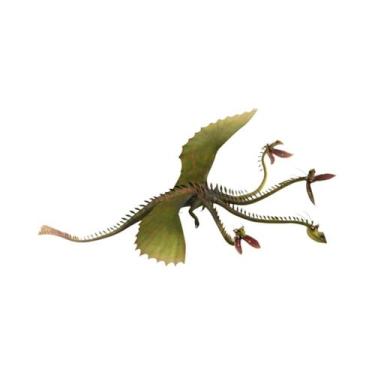 Imagem de Pôster Vintage Dragão Do Terror Sussurrando a Morte, Arte Em Tela Para