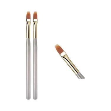 Imagem de Conjunto De Pincéis Para Nail Art Xadrez Francês 1/2 Peças, Caneta Par