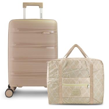 Imagem de Kit Viagem 2 Pçs - Mala De Bordo E Bolsa Dobrável Essência