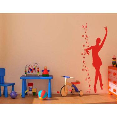 Imagem de Adesivos De Parede Infantis Régua Bailarina Decoração