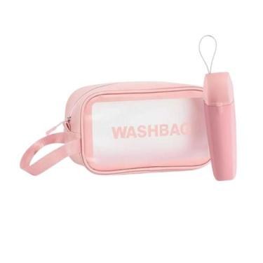 Imagem de Necessaire Bolsa Impermeável Pequena com Porta Escova de Dentes - Morm