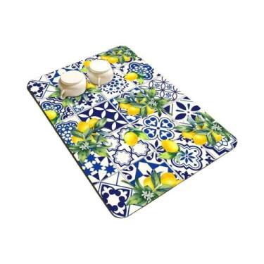 Imagem de Tapete De Borracha Grande Para Secar Louça, Limpeza Rápida, Ideal Para