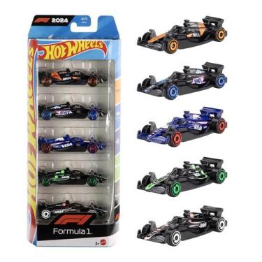 Imagem de Pack 5 Hot Wheels Formula 1 2024 JGF58