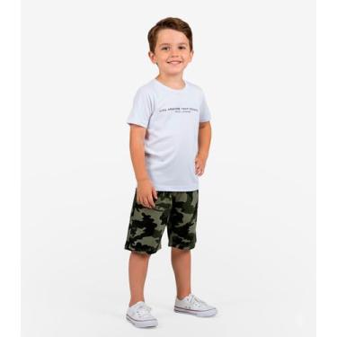 Imagem de Conjunto Infantil Camiseta e Bermuda Select Verde, 4, Verde