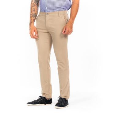 Imagem de Calça Esporte Fino Masculina Alfaiataria Slim Sarja Com Elastano Medson -Masculino