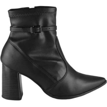 Imagem de Bota Feminina Casual Dia a Dia Cano Baixo Bico Fino Ramarim 2458101-Feminino