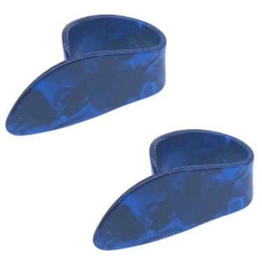 Imagem de 2 Dedeira polegar viola em ABS AZUL ESCURO MXP