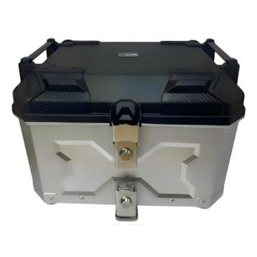 Imagem de Bau bauleto 45 litros top box (prata) (plastico) (lm race / g3548-2pta