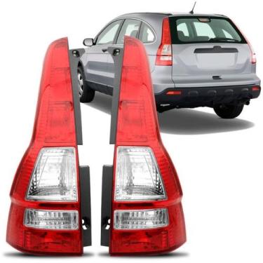 Imagem de Par Lanterna Traseira Honda Crv 2007 2008 2009 2010  - DEPO, Par (Dire