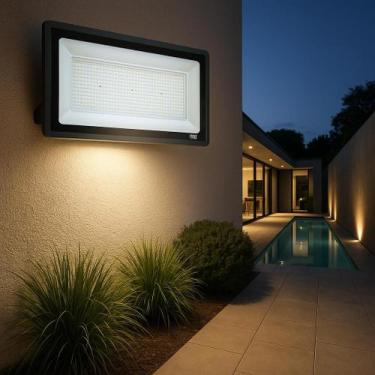 Imagem de Refletor Holofote Projetor Led 1000w IP66 Branco Frio, Refletor Quadra