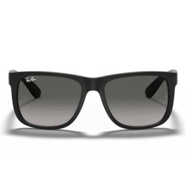 Imagem de Óculos Solar Ray Ban Justin RB 4165L, Preto, Cinza degrade
