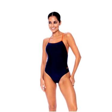 Imagem de Maio Speedo New Cross III Energised Azul Carbono Feminino, GG