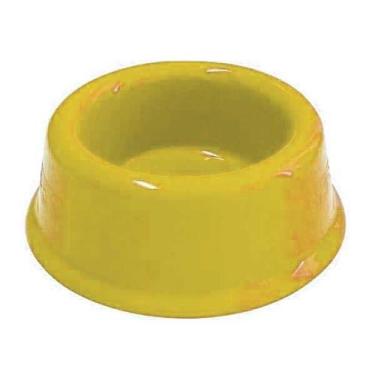 Imagem de Comedouro Plástico Furacão Pet 600ml Amarelo