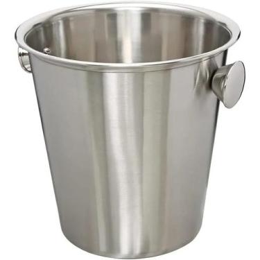 Imagem de Balde de Gelo Inox 4,2L 22cm Mimo Style