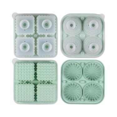 Imagem de Forma De Gelo De Silicone Em Formato De Bola De Cristal Grande Com Fun