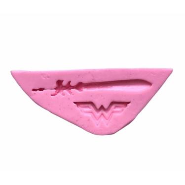 Imagem de Molde De Silicone Mulher Maravilha, Logo, Espada, Resina, Confeitaria, Biscuit Molds Planet