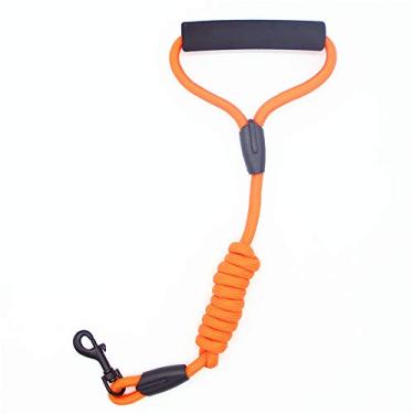 Imagem de HIOD Coleira para cachorro corrida trem para cães grandes pequenos animais de estimação Guias para cães Coleira corda Nylon Tenacidade, laranja, GG