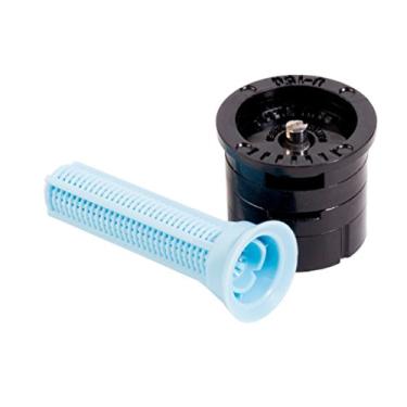 Imagem de Bocal de plástico MPR série U-15 da Rainbird com tela e padrão de um quarto de círculo, 4,5 m