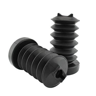 Imagem de FINMOKAL 2x tampa do garfo amortecedor traseiro de borracha para Harley Touring FLHR FLHT FLHX
