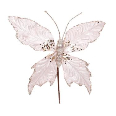 Imagem de Borboleta Rosa Claro Cabo Curto 15x20x20 1200766