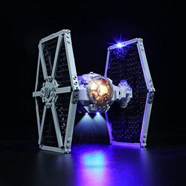 Imagem de BrickBling Kit de Luz para Lego Imperial TIE Fighter 75300, Iluminação do Modelo, Conjunto de Blocos de Construção com Iluminação, Unissexo, Infantil, 1 Peça