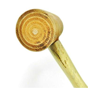 Imagem de Martelo de couro cru macio com 5 cm de diâmetro, cabeça de couro cru natural que não amassa da JETS