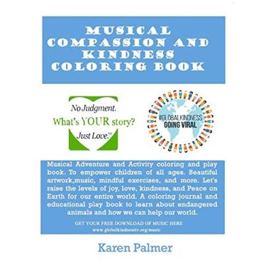 Imagem de Musical Compassion and Kindness Coloring Book: Learn ways to help endangered species, spread kindness, and help our world through fun songs and coloring.: 1
