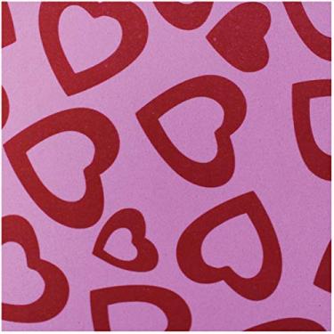 Imagem de Make+ Estampado Placa de Eva Pacote de 5 Unidades, Rosa (Coração), 60 x 40 x 0.20 cm