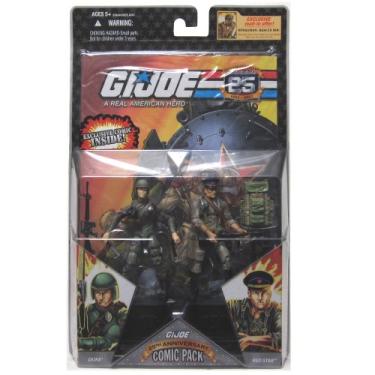 Imagem de Figuras Gi Joe 25th Duke vs Red Star (Comandos em Ação) - 10 cm - Ano 2008
