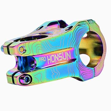 Imagem de Haste de bicicleta 31,8 mm haste curta mountain bike hastes 45 mm alumínio guidão haste elevação para a maioria das bicicletas, bicicleta de estrada, mountain bike, acessórios de guidão de ciclismo (colorido)