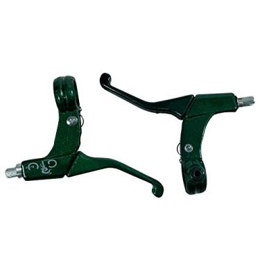 Imagem de Manete Maçaneta Freio Gtu Bike Bicicleta Alumínio Verde
