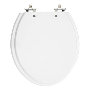 Imagem de Assento Sanitário Porto Branco Tampa para Vaso Luzarte em Madeira Laqueada