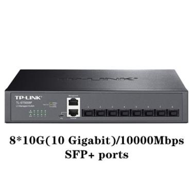 Imagem de TP-LINK TL-ST5008F 10 Switch Gigabit todos os 8*10000mbps gerenciamento de rede de 3 camadas 10gbe