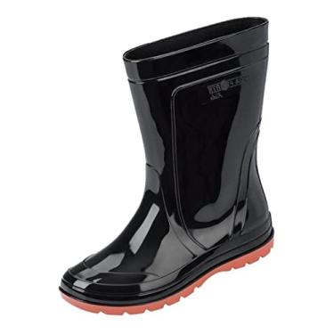 Imagem de Bota Galocha Infantil Impermeável Grendene Kids JetSky (Preta, BR, Criança de 4 a 8 anos, Faixa Numérico, 33, 34)