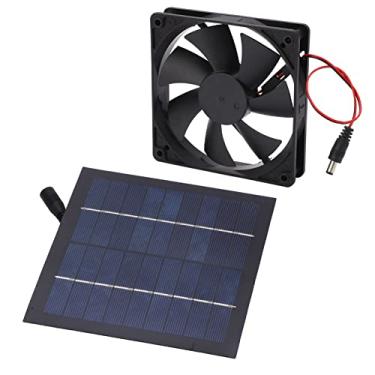 Imagem de 20W Ventilador Movido A Energia Solar Exaustor Do Painel Solar Kit De Ventilador Com Taxa De Conversão De 20% Para Cozinhas, Estufas, Casas De Animais De Estimação