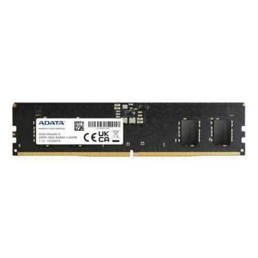 Imagem de Memória Adata Ad5U, 8Gb, 1X8Gb, 4800Mhz, Ddr5 - Preto