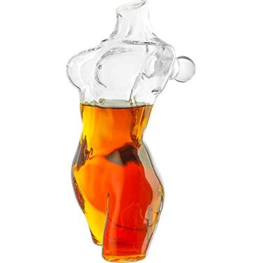 Imagem de Lady Body Sculpture Whiskey & Wine Decantador Elegante Vidro Feminino Busto Perfeito para Decoração de Casa 750 ml da The Wine Savant