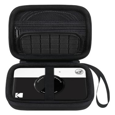 Imagem de Elonbo Estojo de transporte para câmera KODAK Printomatic digital de impressão instantânea, bolsa de armazenamento portátil para impressora fotográfica Bluetooth, bolsa de malha para papel fotográfico